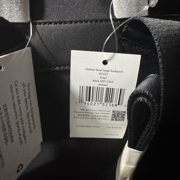 BRAND NEW with Tags! KateSpade Large nylon backpack - Picture 5 of 6